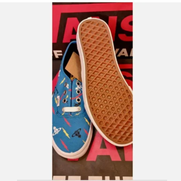 Vans Authentic Vivienne Westwood Thunderbolt Blue Men's 4/Women's 5.5 - Picture 3 of 11